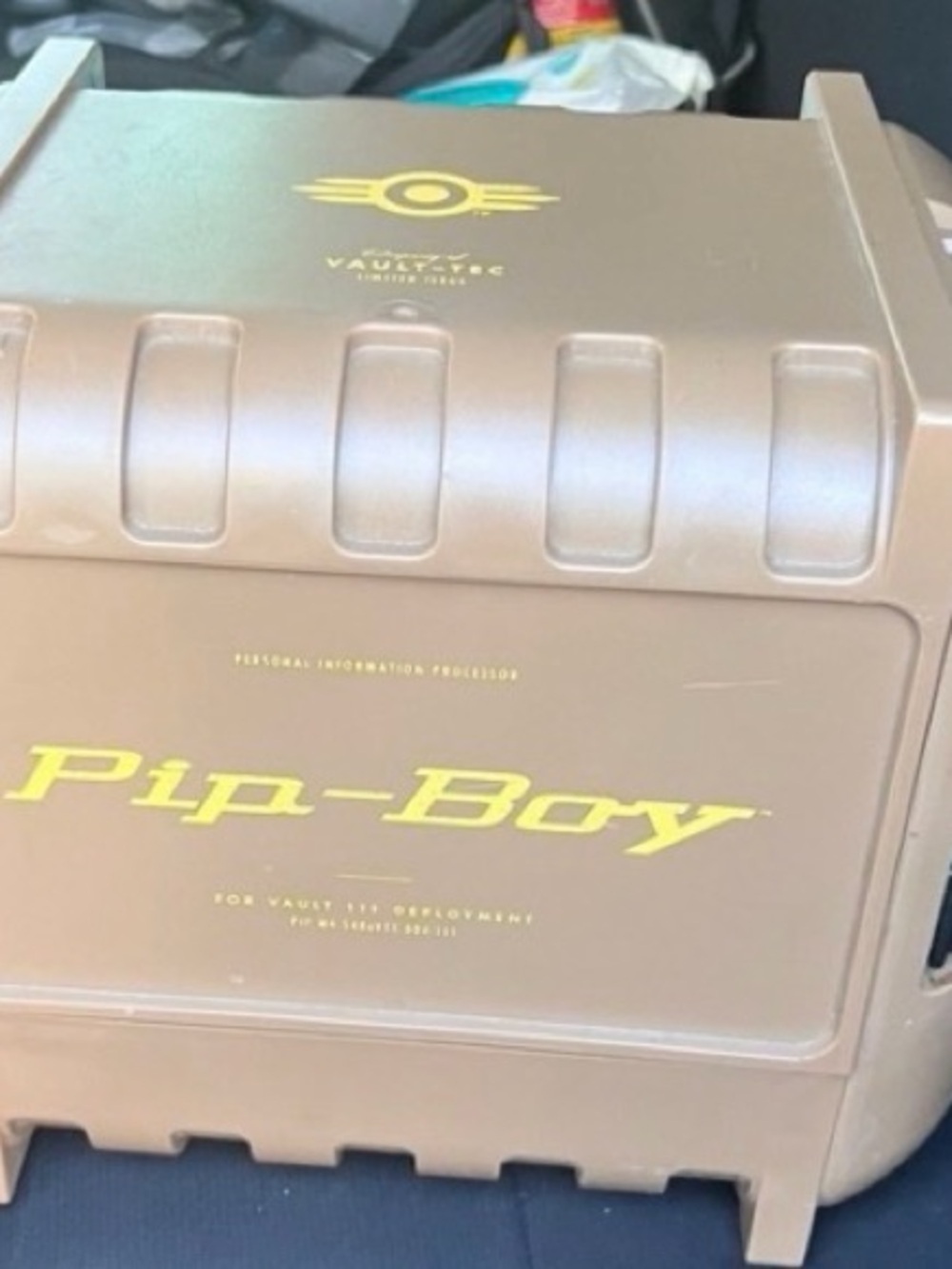 Halo game Pip-Boy - Brown with Yellow Accents